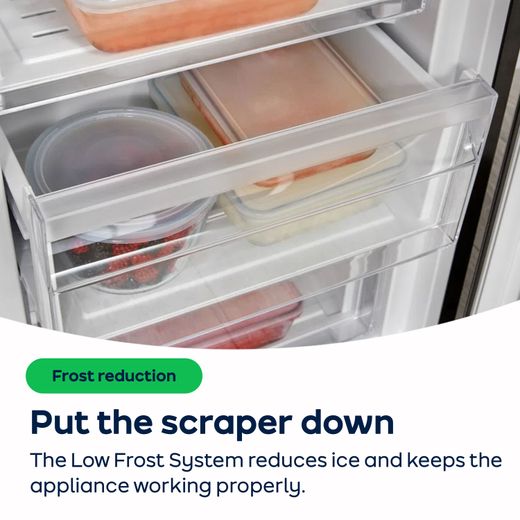 Hotpoint Integrated Under Counter Freezer - AO Annotation - Low Frost
